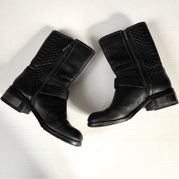 Womens Vince Camuto Mid-Calf Boots, Black size 6.5 - Picture 2 of 11